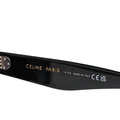 Celine Acetate Studded Mineral Round Sunglasses CL40031N Black 6 of 6