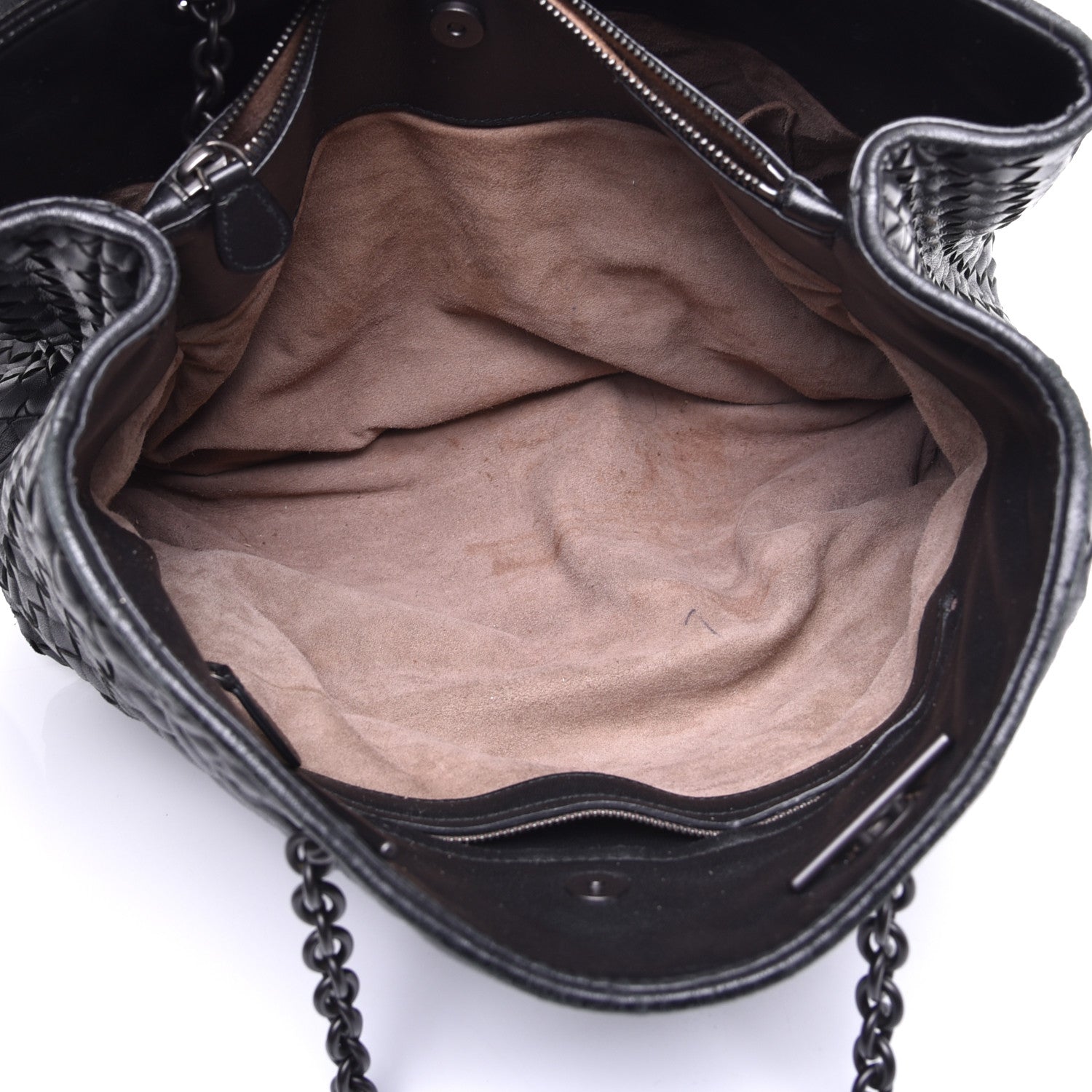 Bottega Veneta Nappa Intrecciato Microstuds Tote Black 5 of 10