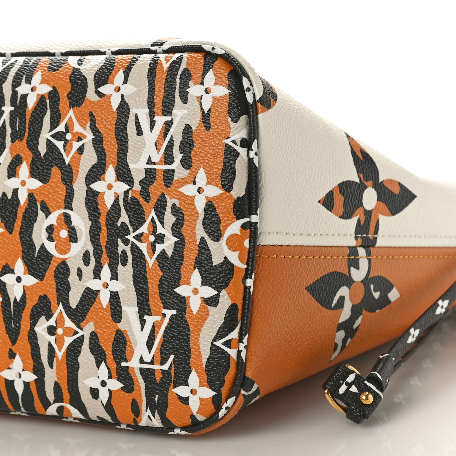 Louis Vuitton Monogram Giant Jungle Neverfull MM Ivory 9 of 9