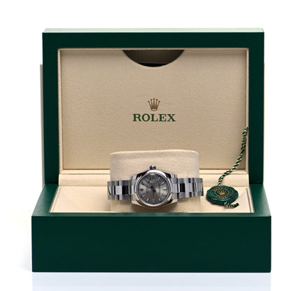 Rolex Stainless Steel 31mm Oyster Perpetual Datejust Watch Silver 178240 6 of 6