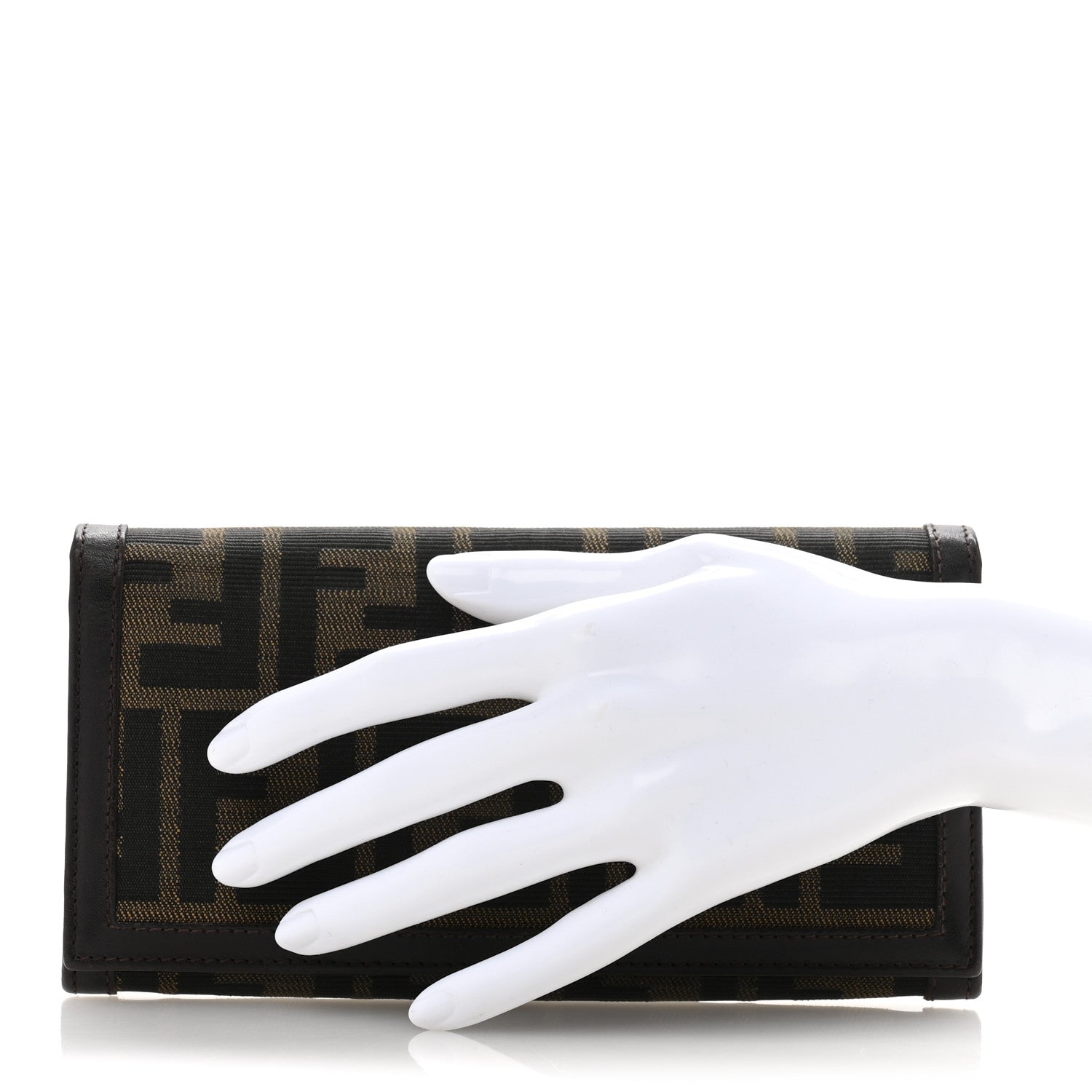 Fendi Zucca Continental Wallet Tobacco 2 of 11