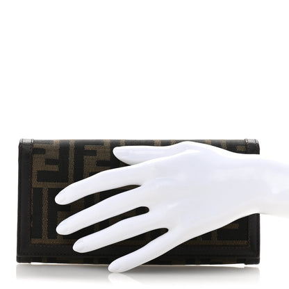 Fendi Zucca Continental Wallet Tobacco 2 of 11