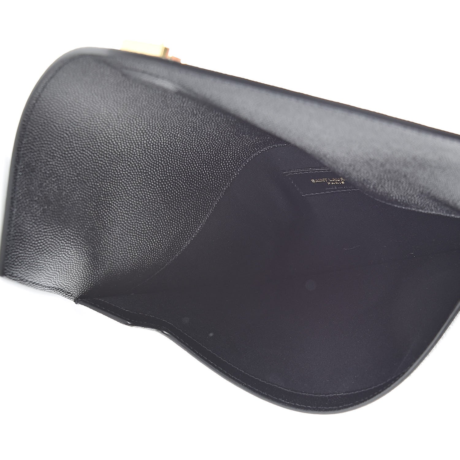 Saint Laurent Grain De Poudre Uptown Pouch Black 5 of 8