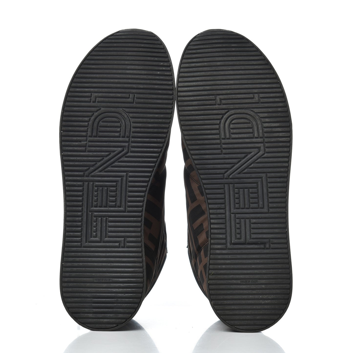 Nylon FF Reloaded High Top Sneakers 39.5 Tobacco Black