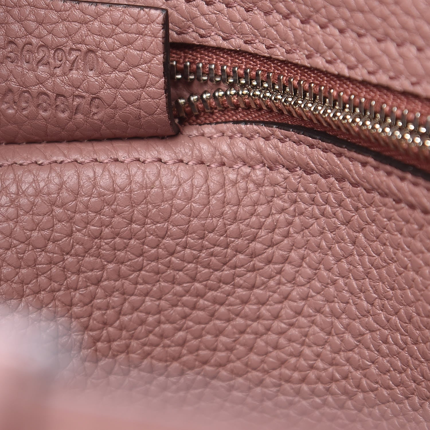 Gucci Soft Calfskin Medium Jackie Top Handle Bag Antique Rose 7 of 9