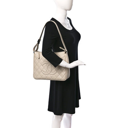 Chanel Caviar Quilted Timeless CC Hobo Ivory 2 of 11