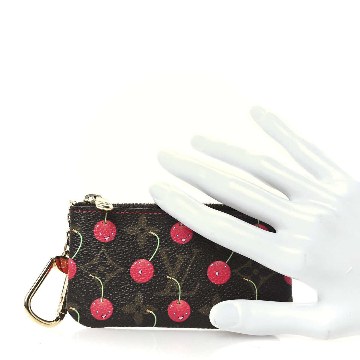 Monogram Cerises Key Pouch