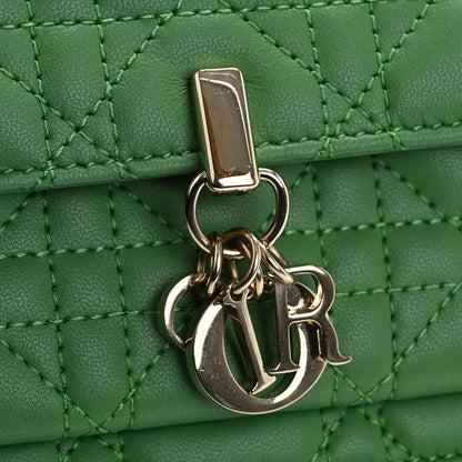 Christian Dior Lambskin Cannage My Dior Daily Chain Pouch Jade Green 14 of 14