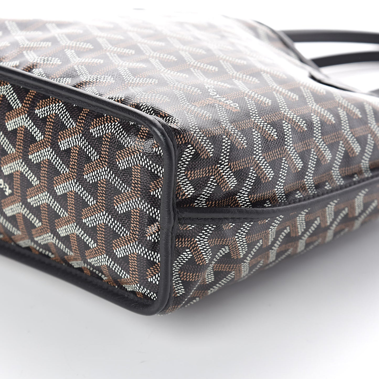 Goyardine Reversible Mini Anjou Black