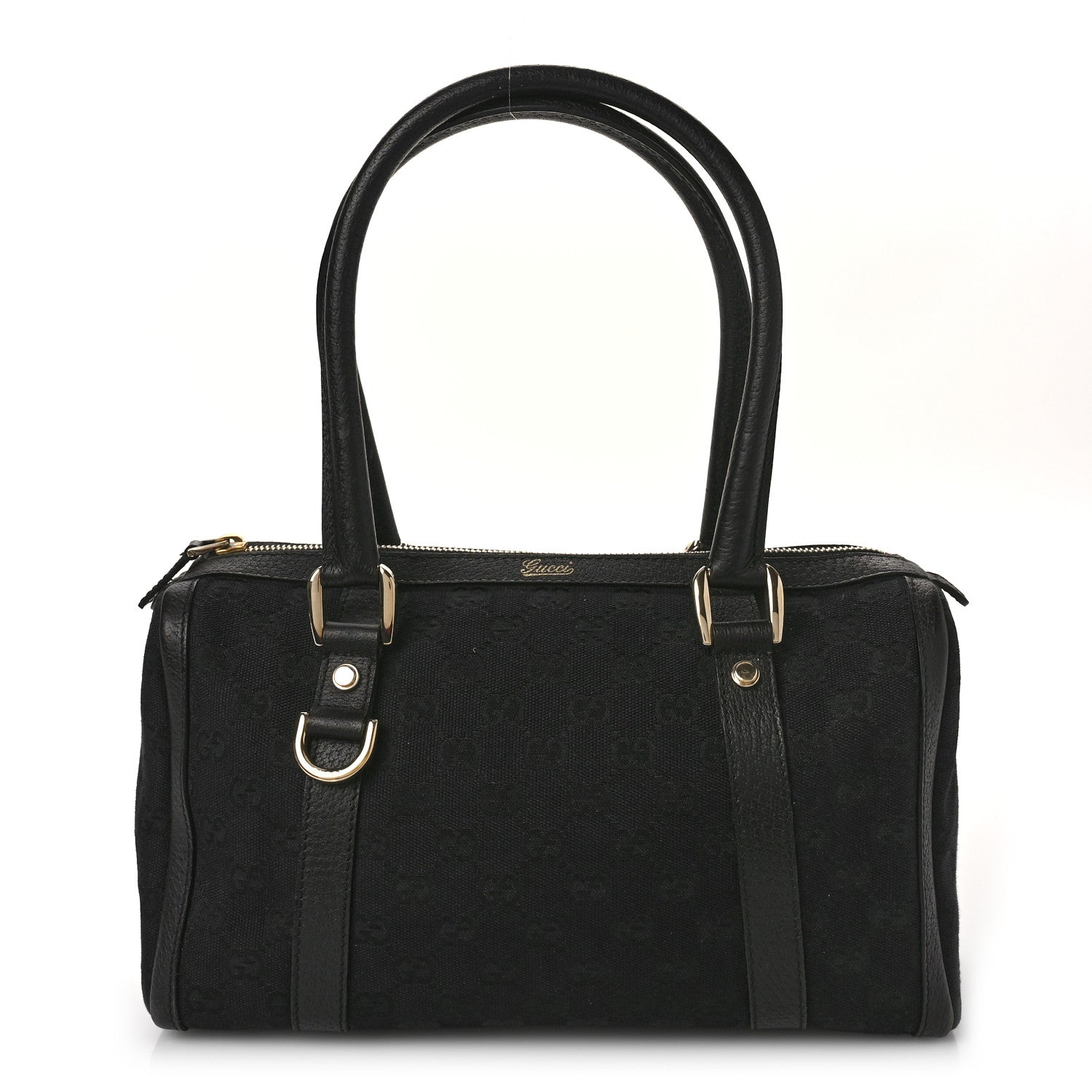 Gucci Monogram Small Abbey Boston Black 1 of 10