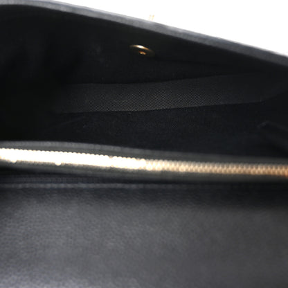 Chanel Caviar Diamond Stitched Small Top Handle Flap Black 5 of 10