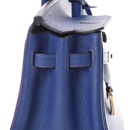 Hermes Taurillon Novillo Birkin 25 Bleu Saphir 11 of 34