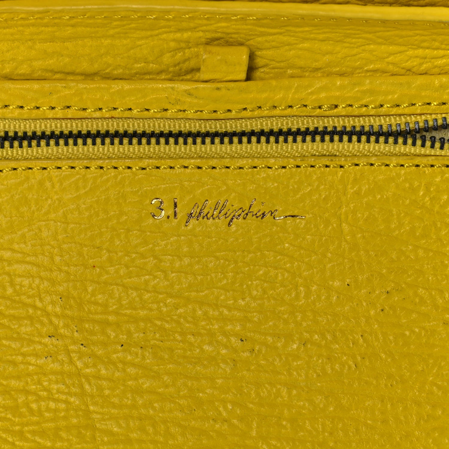 3.1 Phillip Lim Textured Calfskin Mini Pashli Satchel Yellow 6 of 11