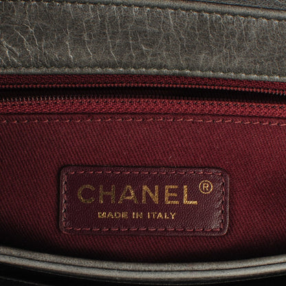 Chanel Aged Calfskin Medium Perfect Edge Flap Grey 6 of 7