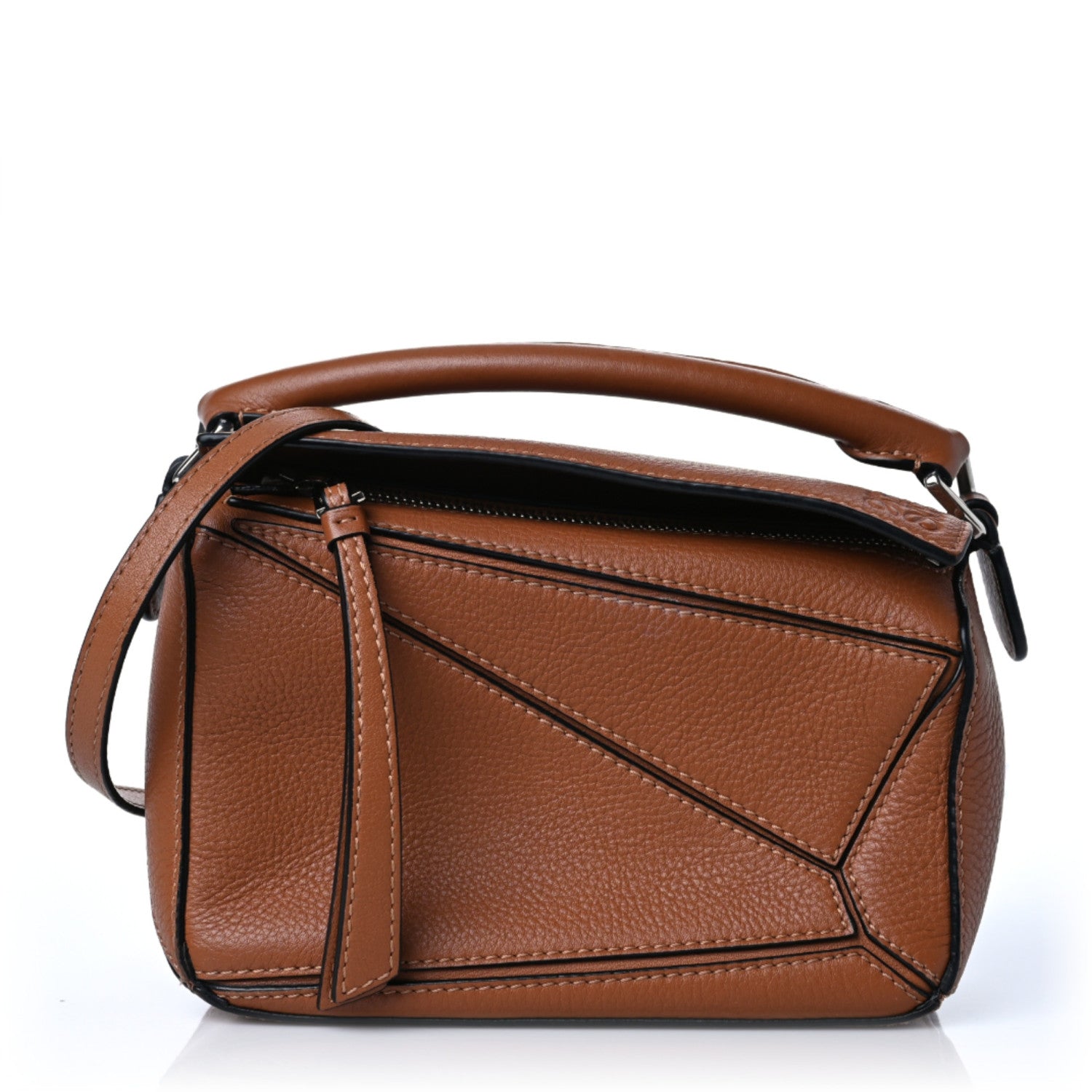 Loewe Calfskin Mini Puzzle Bag Tan 1 of 8