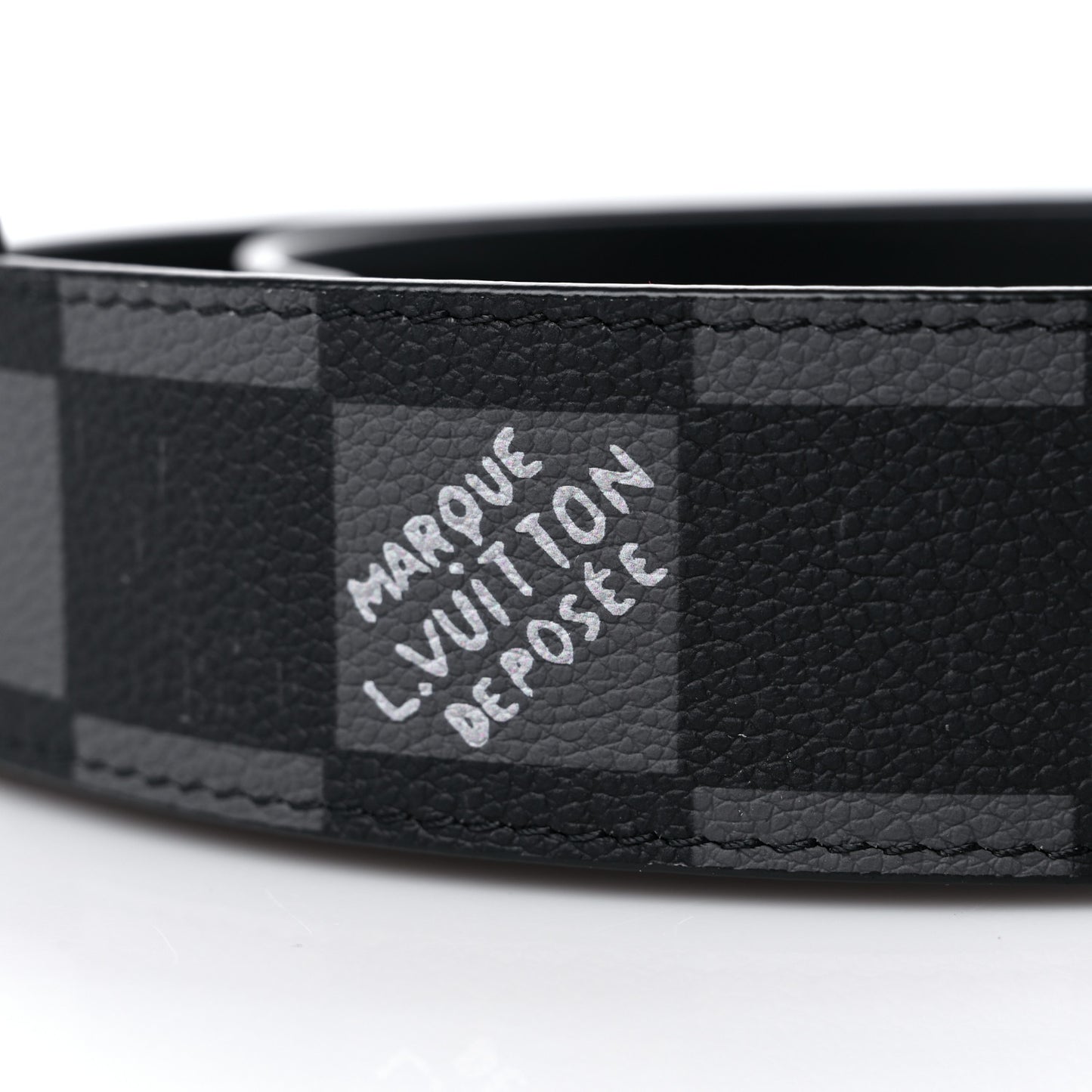 Damier Graphite 40mm LV Initiales Belt 95 38