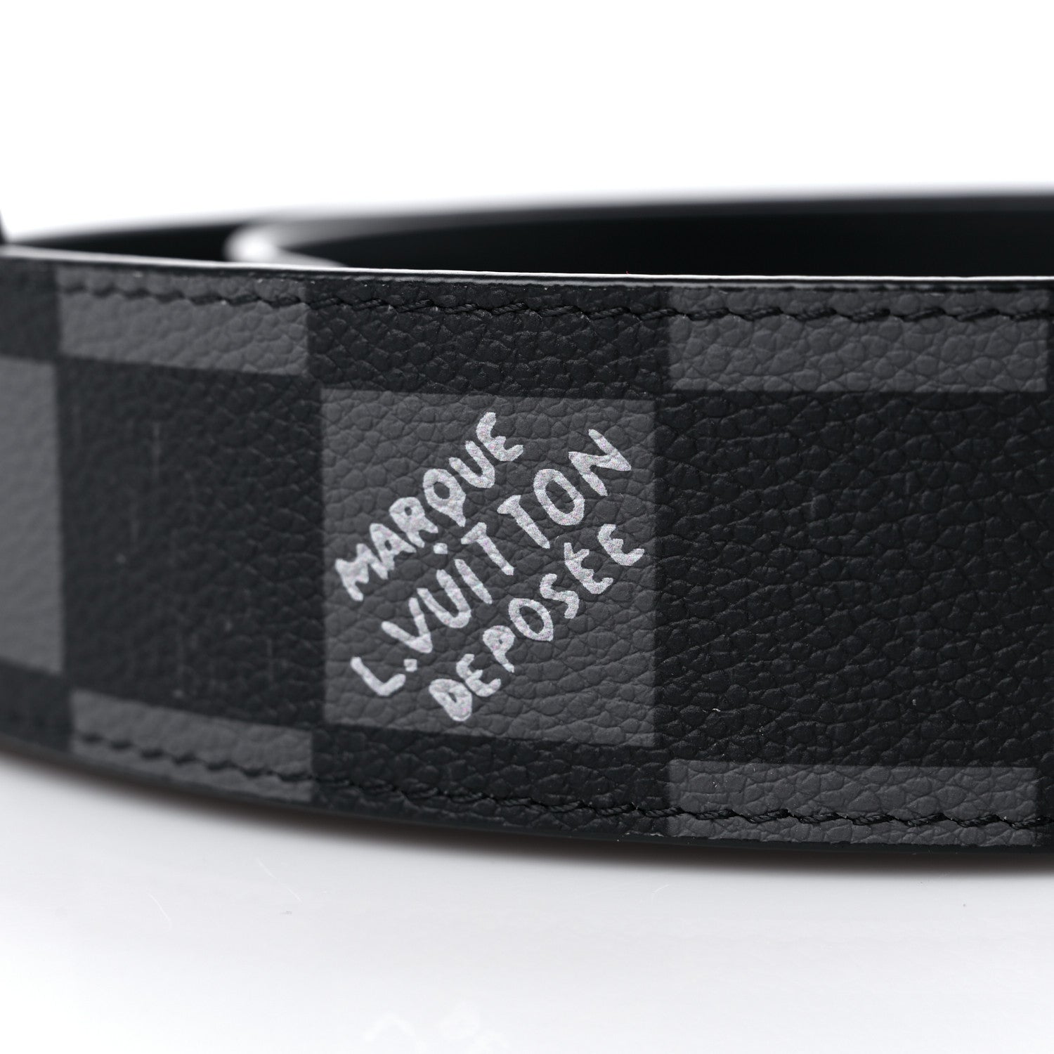 Louis Vuitton Damier Graphite 40mm LV Initiales Belt 95 38 6 of 7