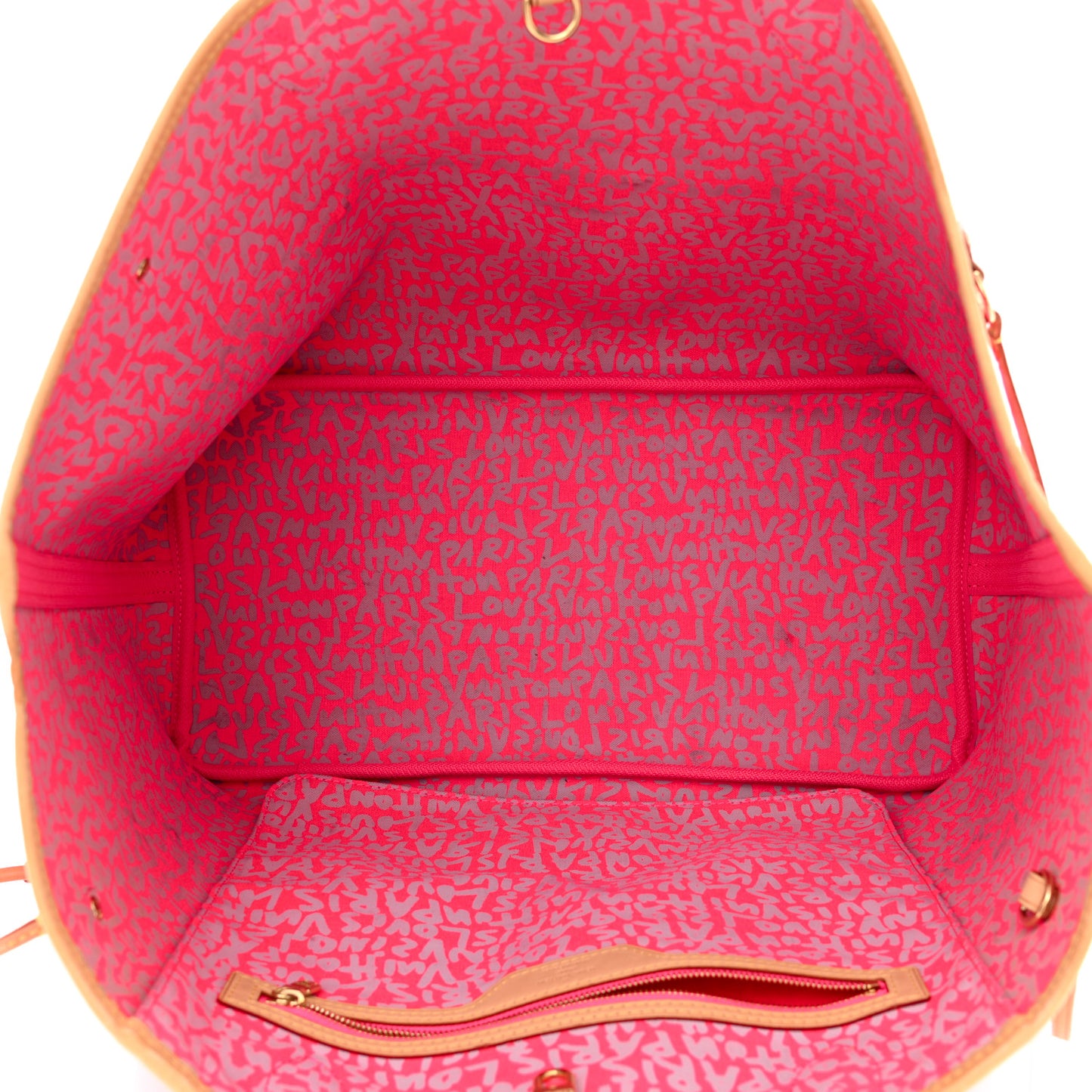 Monogram Graffiti Neverfull GM Fuchsia