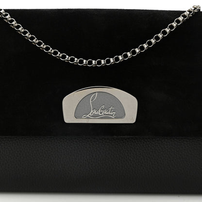 Christian Louboutin Veau Velours Calfskin Vero Dodat Clutch Black 7 of 9
