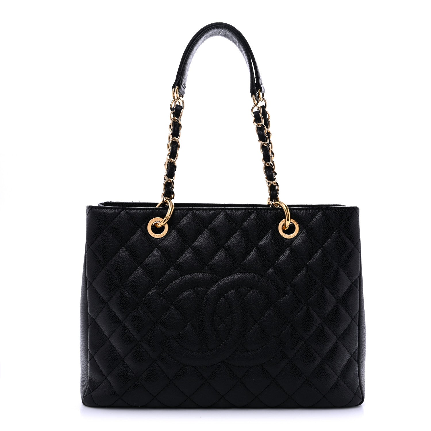 Chanel Caviar Quilted Grand Shopping Tote GST Black 1 of 13