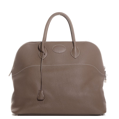 Hermes Taurillon Clemence Sac De Voyage Bolide 47 Etoupe 1 of 17