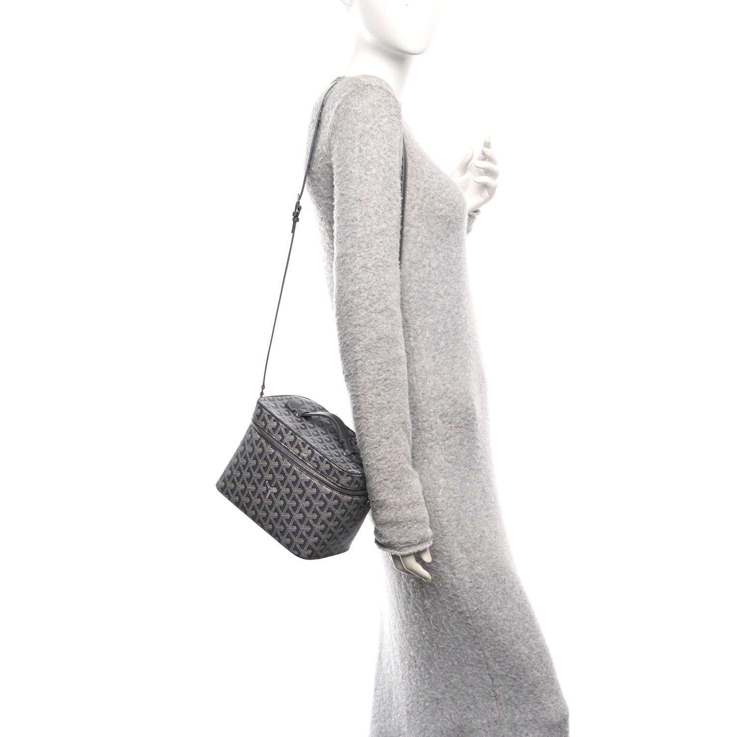Goyard Goyardine Muse Vanity Case Grey 2 of 10