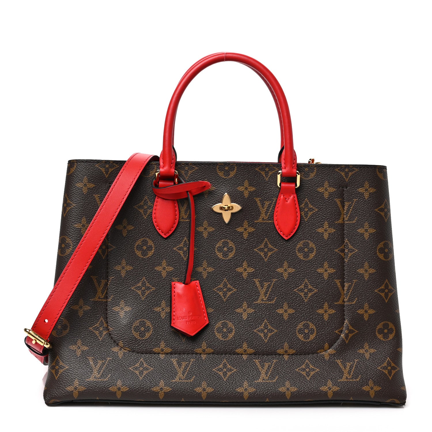 Louis Vuitton Monogram Flower Tote Coquelicot 1 of 8