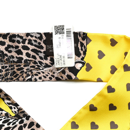Hermes Silk Jungle Love Love Twilly Jaune Vif Canard 2 of 3
