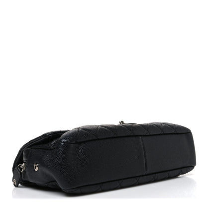 Chanel Caviar Quilted Jumbo Easy Flap Black 4 of 10