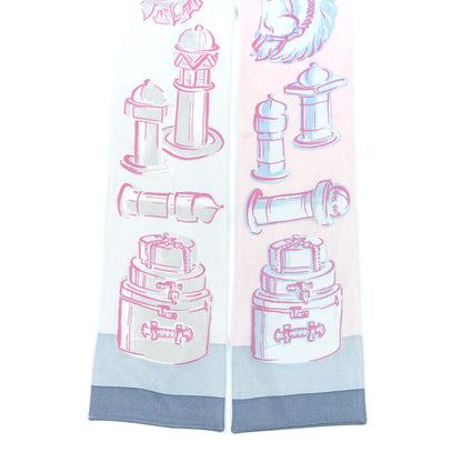 Louis Vuitton Silk Chess Bandeau Blue Ciel 3 of 3