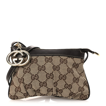 Gucci Monogram Small Crossbody Dark Brown 1 of 10