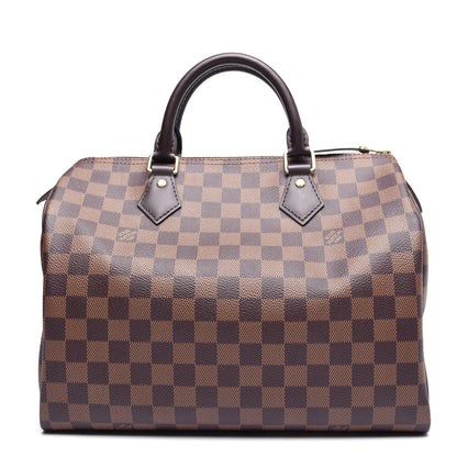 Louis Vuitton Damier Ebene Speedy 30 1 of 12