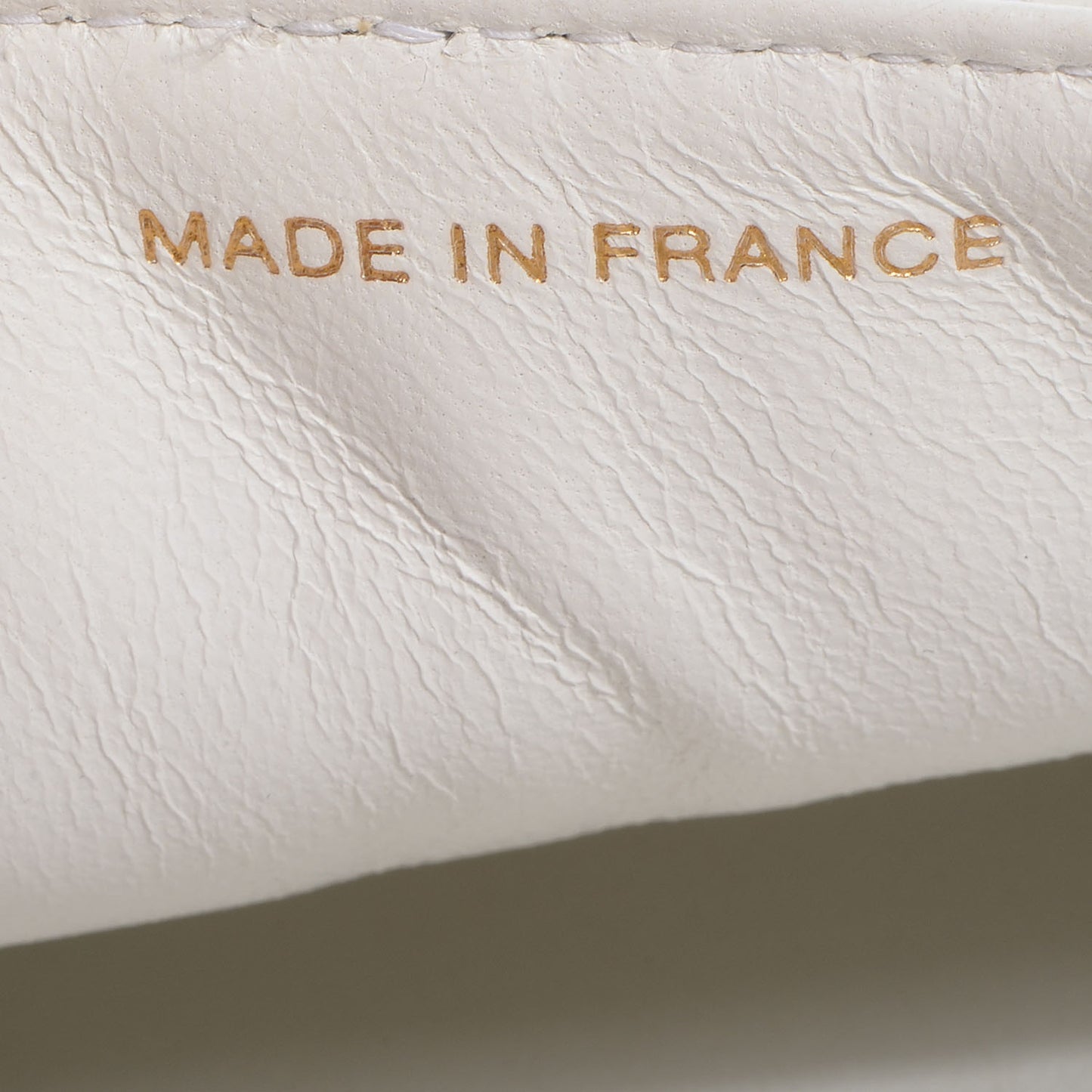 Lambskin Bekko Resin Small Single Flap White
