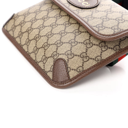 Gucci GG Supreme Monogram Neo Vintage Web Belt Bag Brown 9 of 11