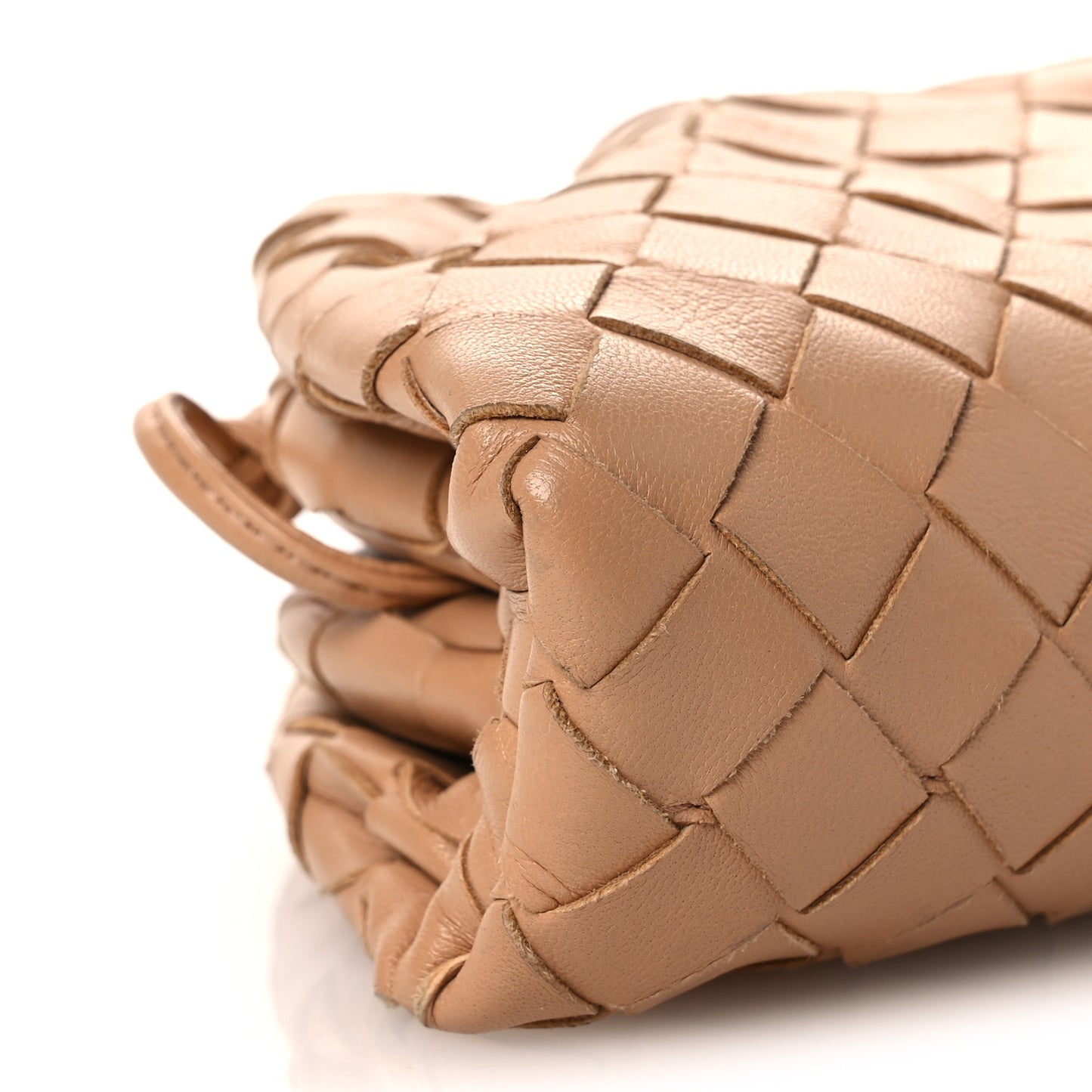 Nappa Intrecciato The Mini Pouch Almond