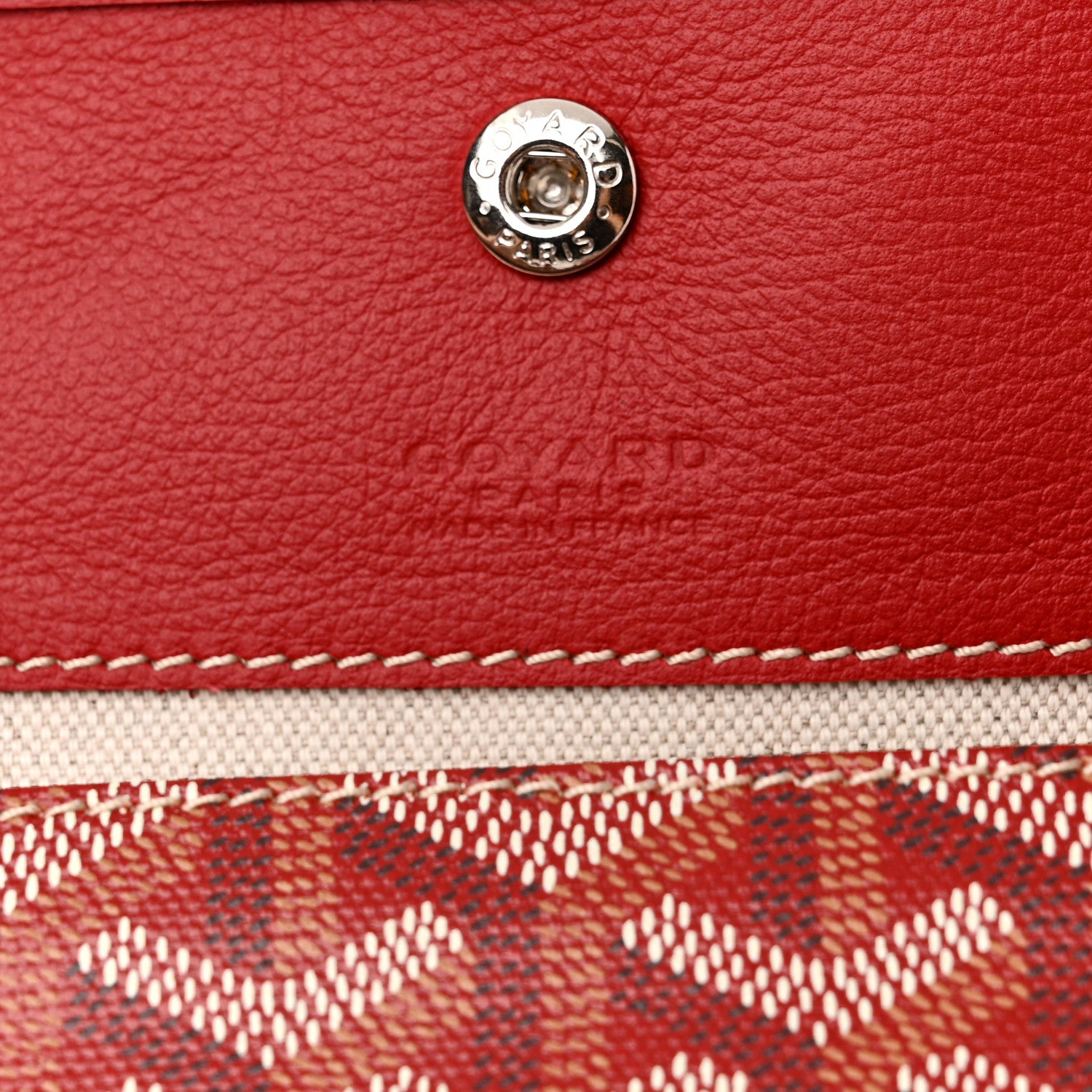 Goyard Goyardine Saint Louis PM Red 7 of 11