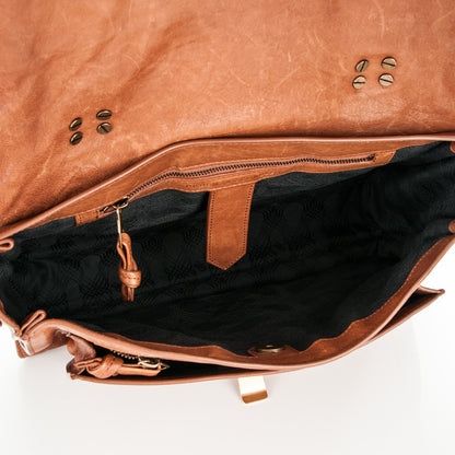 Proenza Schouler Lambskin Medium PS1 Satchel Saddle 5 of 6