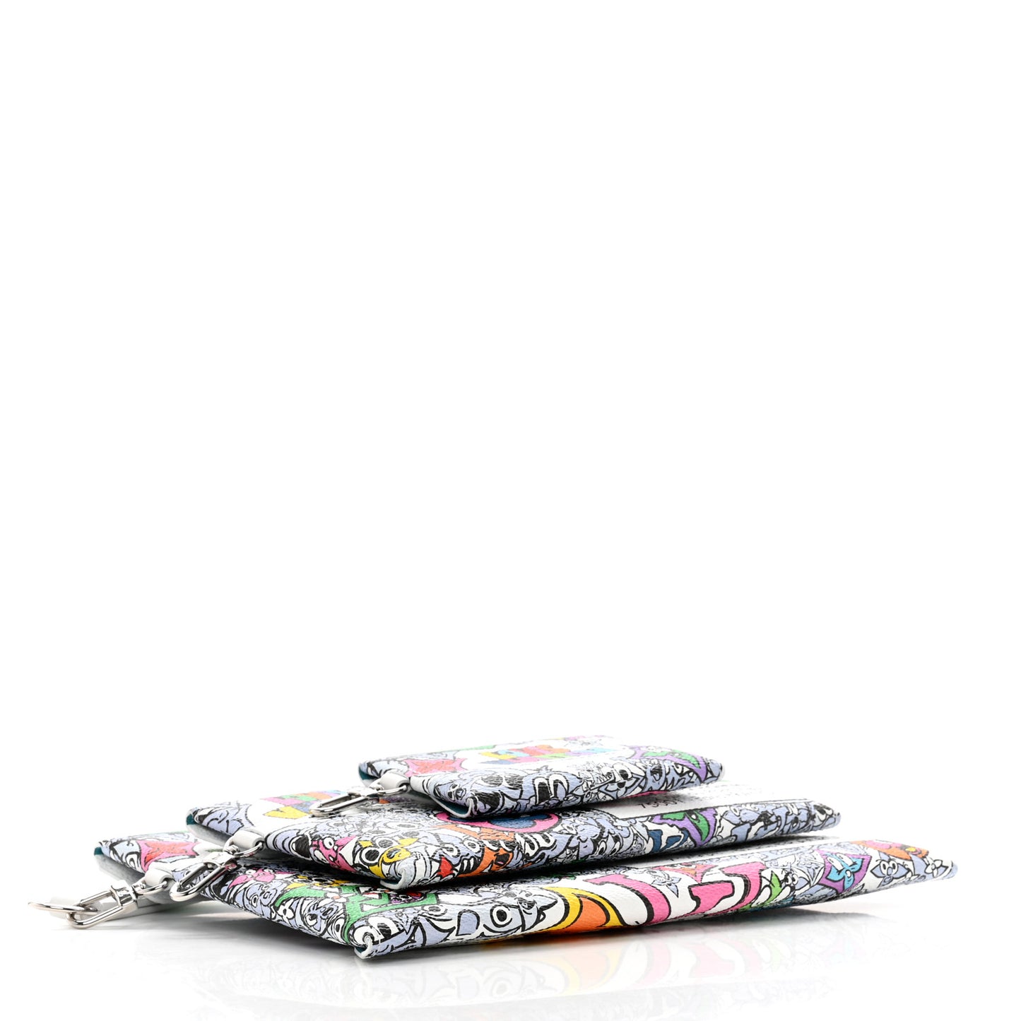Monogram Comics Trio Envelope Pouch Multicolor