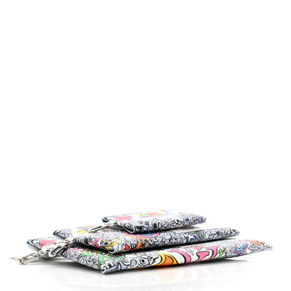 Louis Vuitton Monogram Comics Trio Envelope Pouch Multicolor 4 of 10