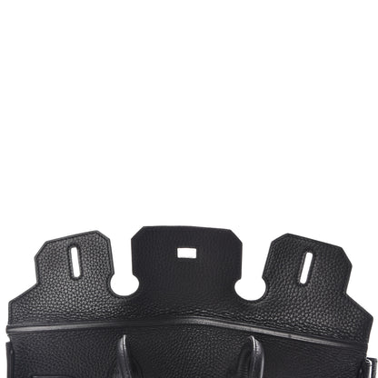 Hermes Taurillon Clemence Birkin 30 Black 8 of 42