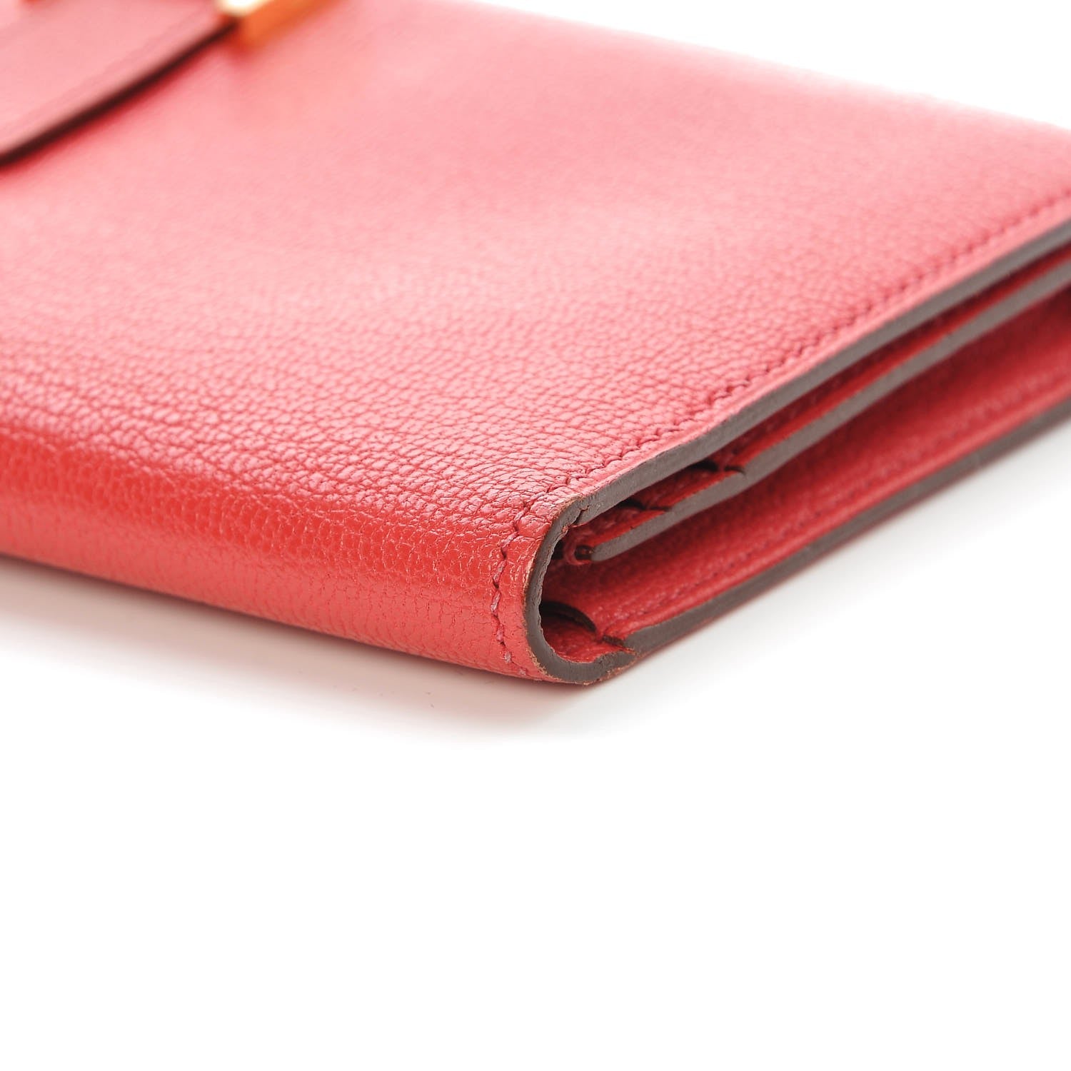 Hermes Chevre Mysore Bearn Gusset Wallet Bougainvillea 9 of 9