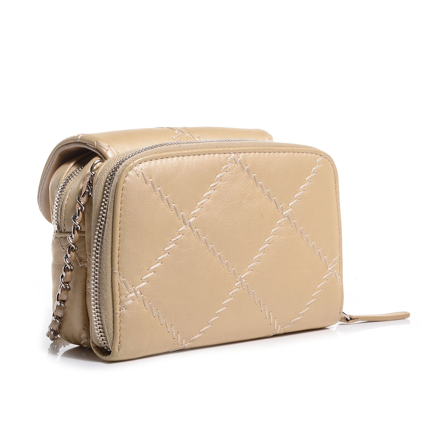 Chanel Calfskin Ultimate Stitch Mini Flap WOC Gold 3 of 10
