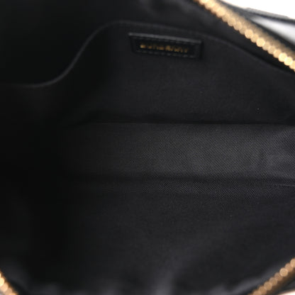 Burberry Giant Check Calfskin Large Camera Bag Black 4 of 10