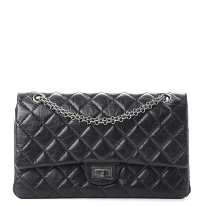Chanel Aged Calfskin Quilted 2.55 Reissue 226 Flap Black 1 of 9