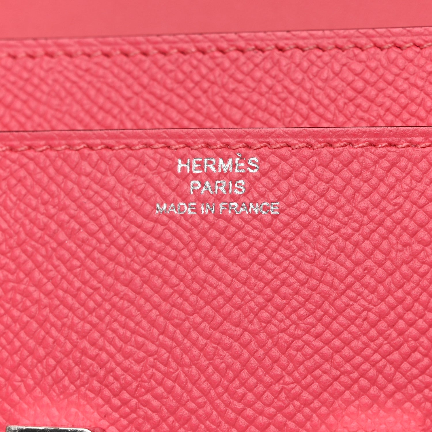 Hermes Epsom Constance Long Wallet Rose Azalee 6 of 9