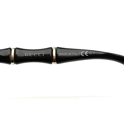 Gucci Oversized Oval Bamboo Sunglasses 3509/S Black 6 of 8