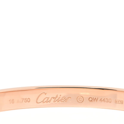 Cartier 18K Pink Gold LOVE Bracelet 16 3 of 5