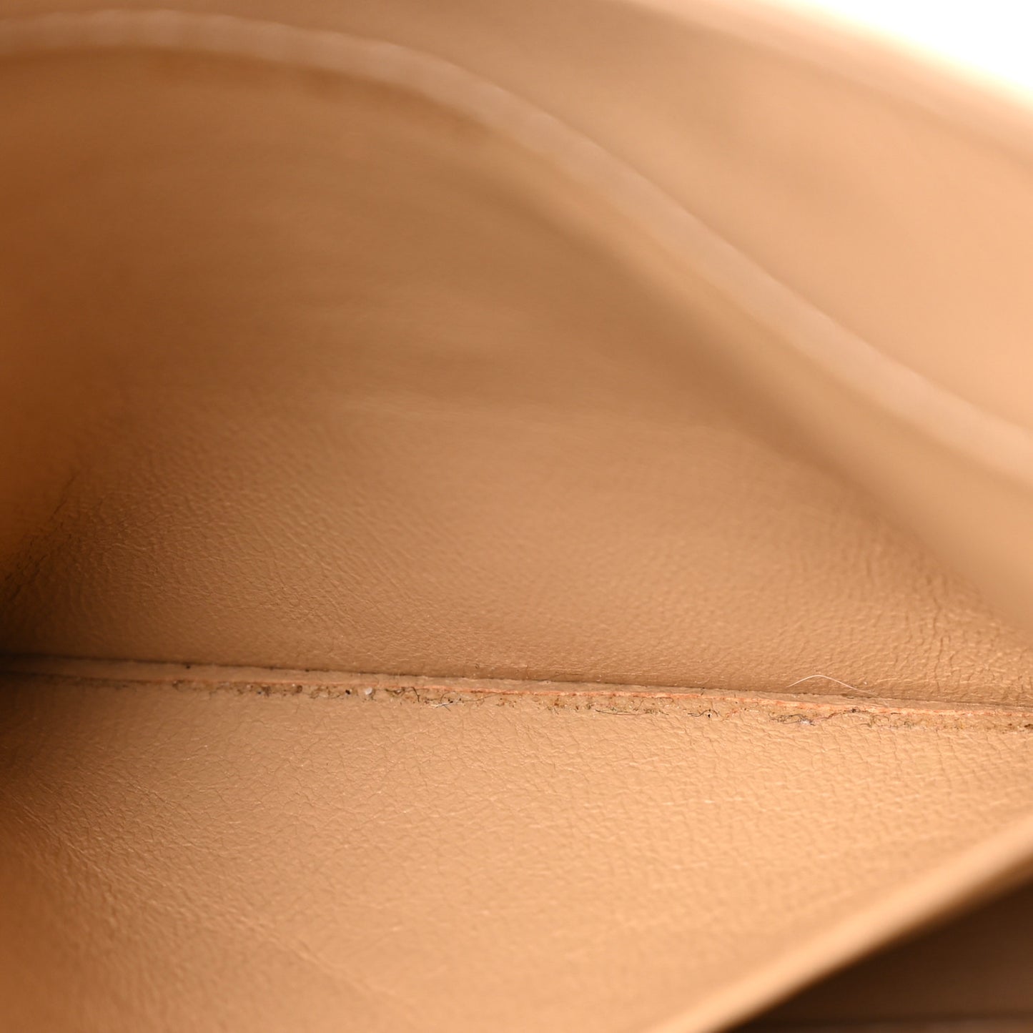 Caviar Stitched Shoulder Flap Bag Beige