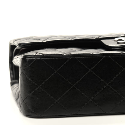 Chanel Lambskin Quilted Medium Double Flap Black 9 of 10