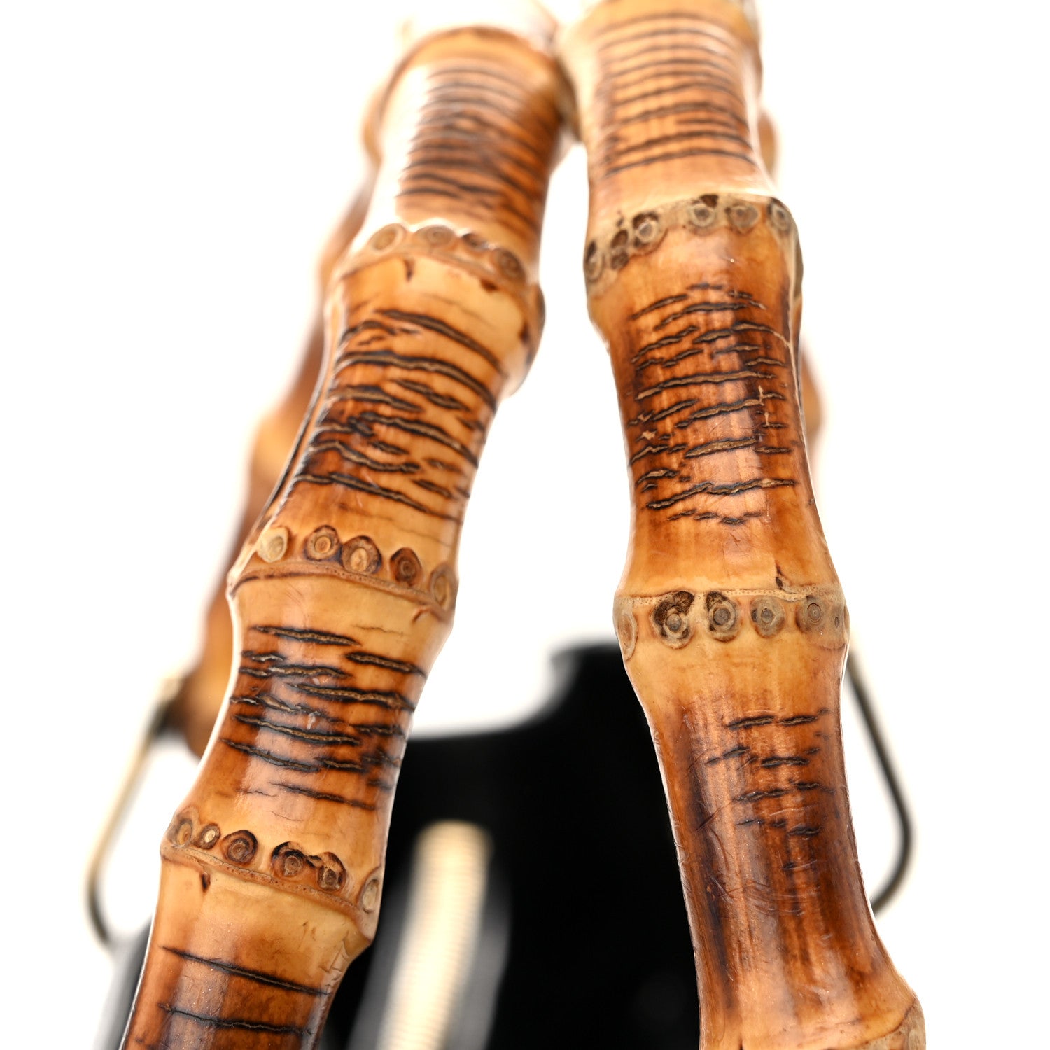 Gucci Pebbled Calfskin Medium Bamboo Shopper Tote Black 12 of 12